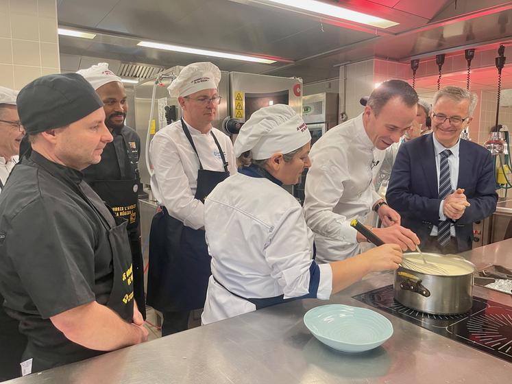 À Blois, le 29 janvier. Les Rencontres inter-régionales de la restauration scolaire, organisées par la Région Centre-Val de Loire, se sont déroulées au lycée hôtelier.