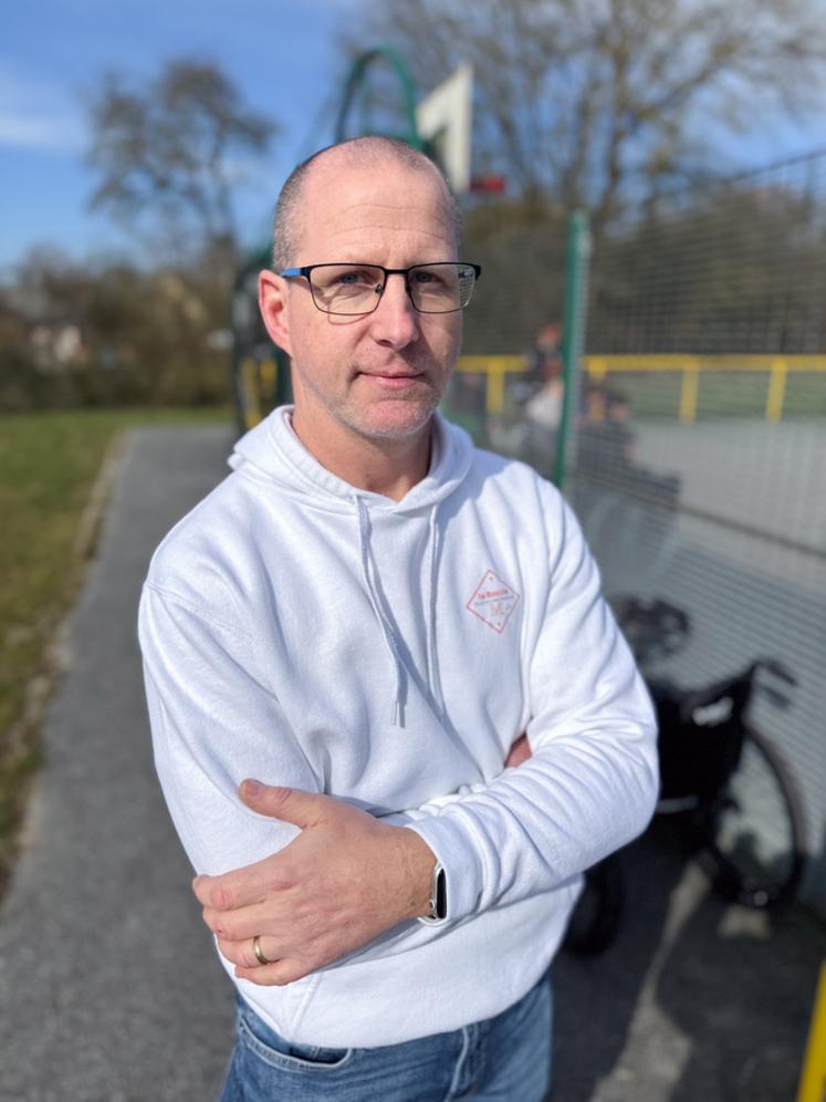 Franck Begler, sportif handisport atteint par une sclérose en plaques, est venu témoigner.