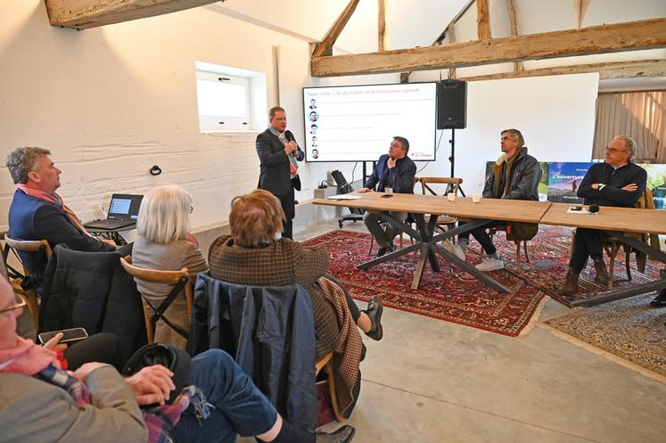 La matinée a été conclue par le président de la chambre d'Agriculture, Damien Greffin.