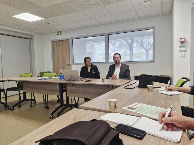 Vendredi 21 mars, à Orléans. Maxime Buizard Blondeau a convié la presse pour parler des grands axes de son mandat. 