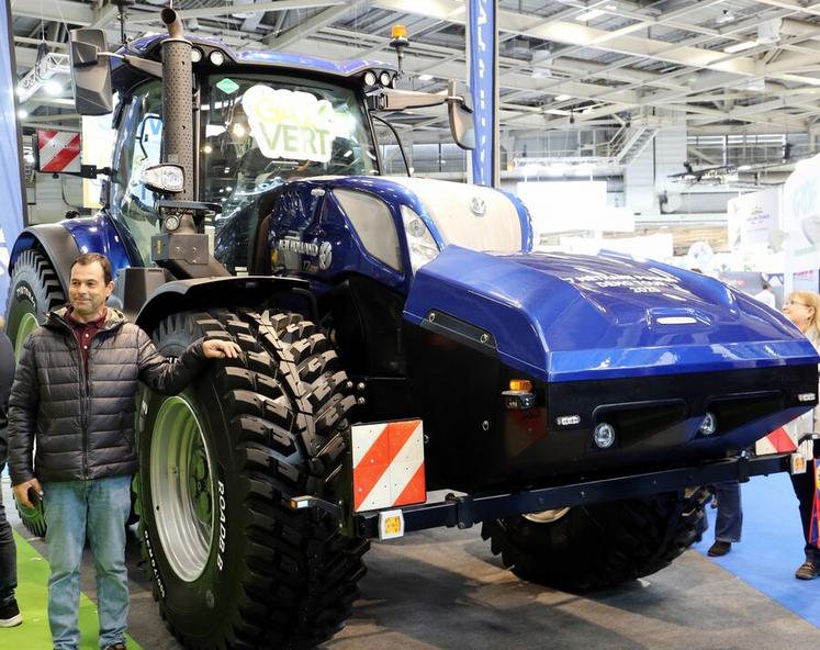 Fin février, à Paris. Le T7.270 Methane Power a fait l'attraction au Salon de l’agriculture.