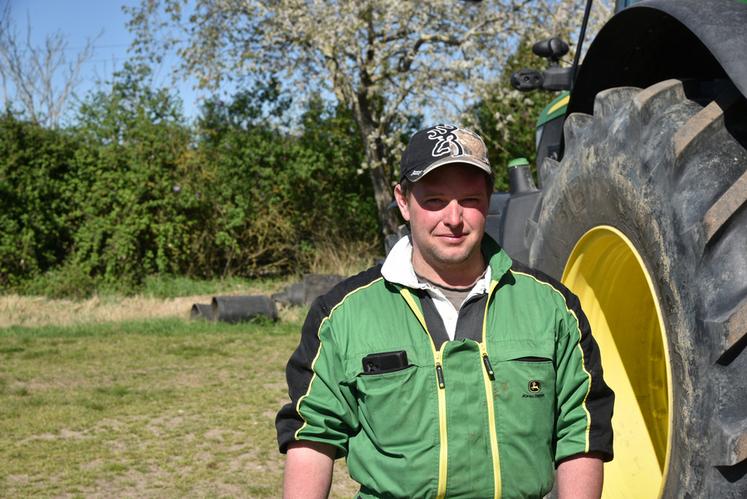 Julien Legrand est responsable de la commission dégâts de gibier à la FNSEA 45.