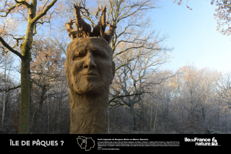 L'exposition se compose de plusieurs panneaux qui invitent à la rêverie et à l’imaginaire en associant chacun des clichés à un paysage d’ailleurs.