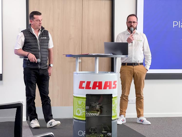 Éric Encausse et Stéphane Chapuis ont présenté le Plaidoyer pour une mécanisation responsable, durable et vivable de l'agriculture française.