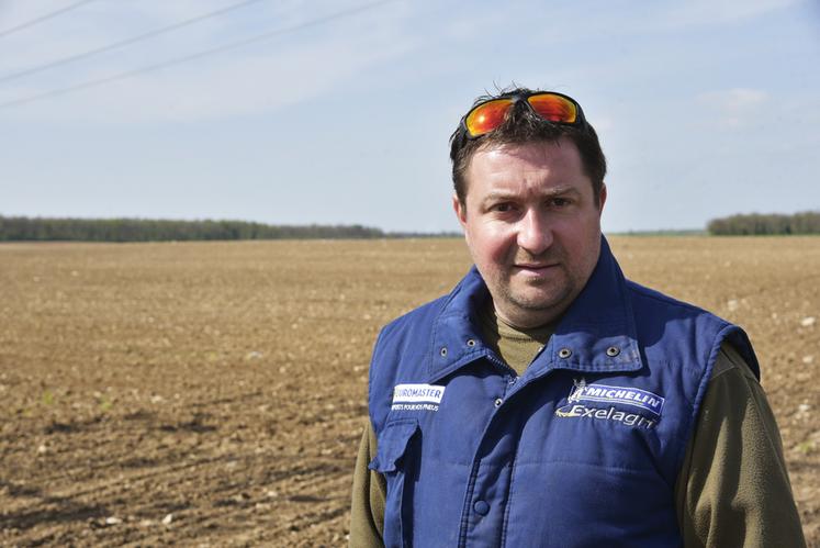 Sébastien Marié est agriculteur sur l'exploitation familiale dans l'est du département. 