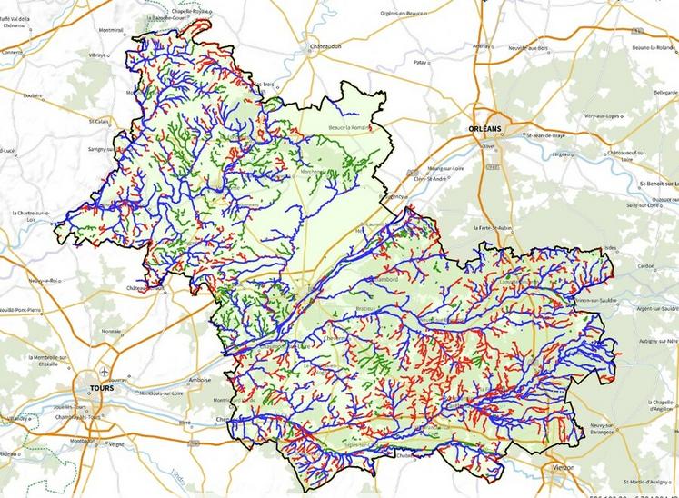 La classification des cours d'eau est accessible en ligne sur le site de la DDT 41. 