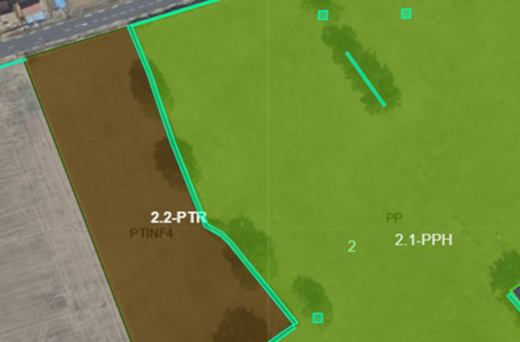 Il est possible de connaître l'âge des prairies sur Telepac en faisant apparaître la couche « Couverts camp. précédente ».