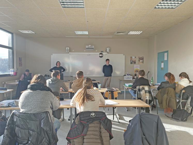 Une formation à l'outil JA’ffine avait été dispensée en décembre dernier au lycée agricole du Subdray (Cher).