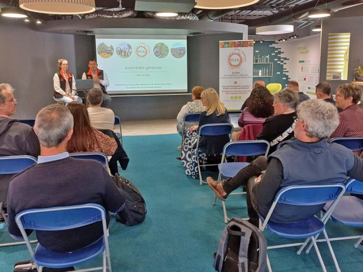 Lundi 28 avril, à Saint-Denis-de-l’Hôtel. L'assemblée de Solaal Centre-Val de Loire s'est tenue au sein de LSDH.