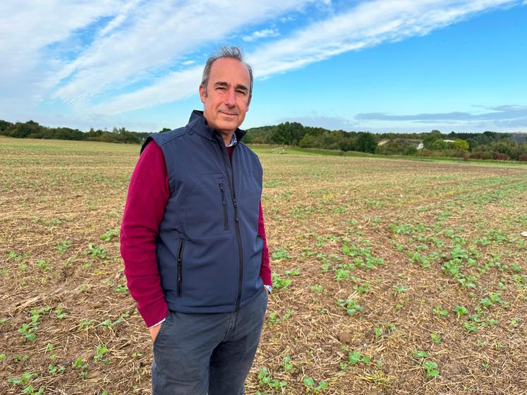 Guillaume Moret, président de la FDSEA Île-de-France.