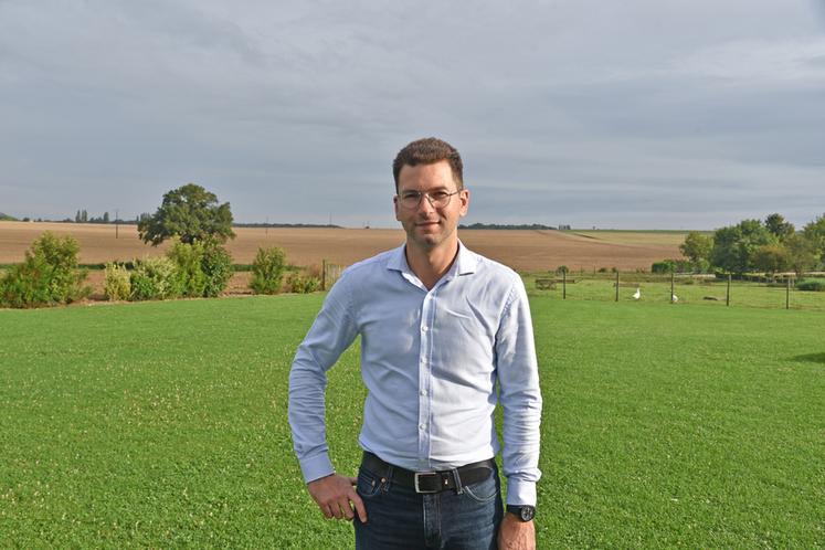 Maxime Liévin, président de JA 77.