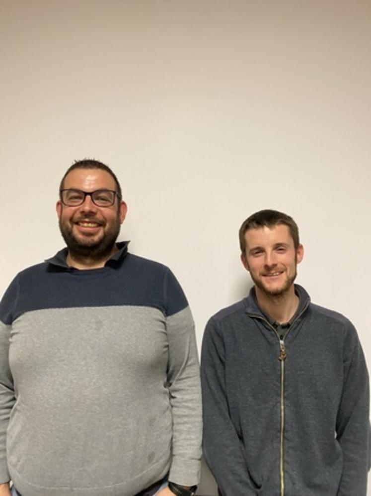 Guillaume Houdy et Donatien Moyson, co-présidents de JA Île-de-France ouest.