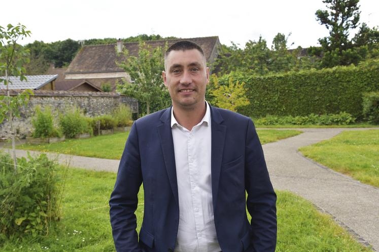 Samuel Vandaele, président de la FDSEA 77.