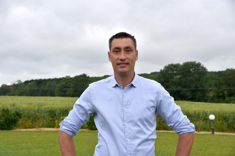 Samuel Vandaele, président de la FDSEA 77 et de la FRSEA Île-de-France.