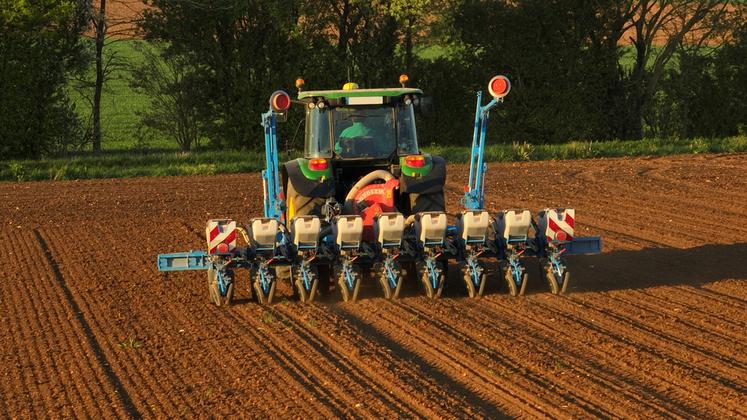 La présence d’un châssis à interrangs variables procure davantage de polyvalence aux semoirs monograines.