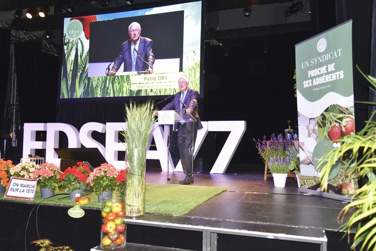 Intervention du préfet, Pierre Ory.