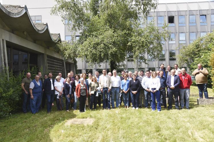 Le Mée-sur-Seine (Seine-et-Marne), mardi 3 juin. Réunion des membres du conseil d'administration nouvellement élus. Un hommage a été rendu aux sortants. 