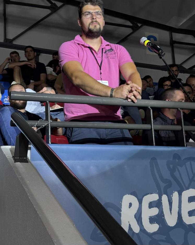 Clément Carteron, président de JA Centre-Val de Loire, a défendu les positions JA sur la mutualisation des risques. 