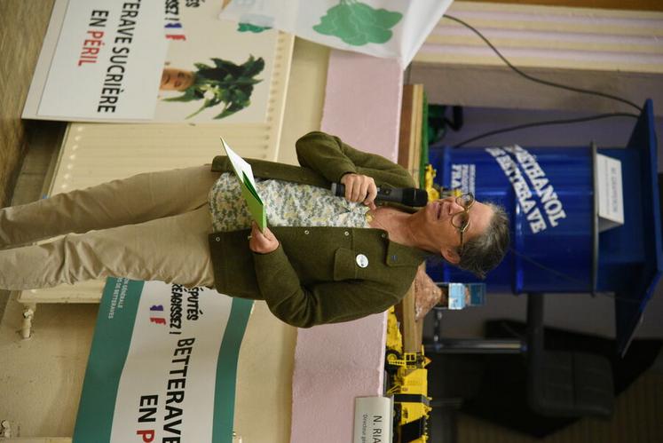 La sénatrice du Loiret, Pauline Martin, a pris la parole lors de l’AG.