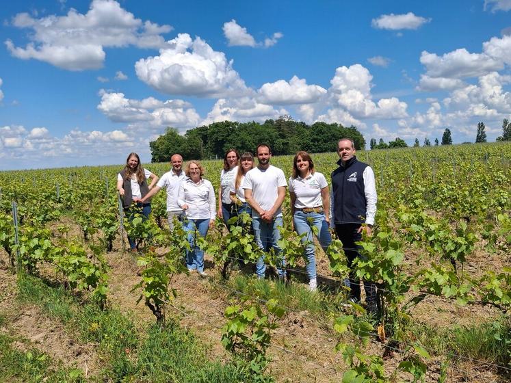L'équipe du service commun viticulture-œnologie accompagne les viticulteurs de Loir-et-Cher et d'Indre-et-Loire.