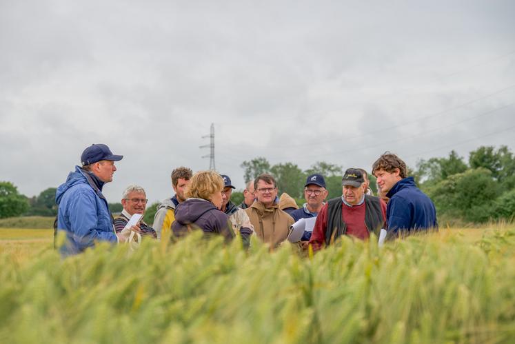 Jeudi 5 juin, à Vieuvicq. Les adhérents du groupe Scael ont dû se déplacer à quelques encablures de la plateforme d'Illiers-Combray pour observer une partie des essais.