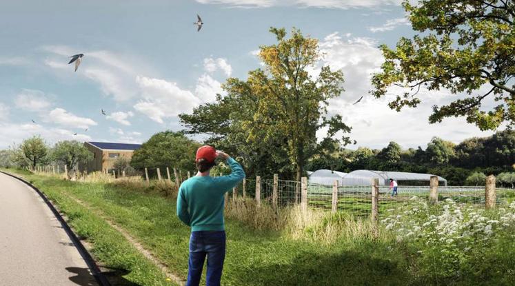 La Ferme de Gisy à Bièvres (Essonne), lauréate de l'appel à manifestation d'intérêt Soutien à l'agriculture urbaine et périurbaine 2024.