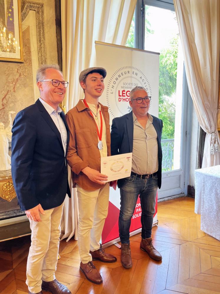 Le 28 mai, Liam Boutaric-Godard a été récompensé pour son parcours exemplaire par la section des membres de la Légion d’honneur yvelinoise.