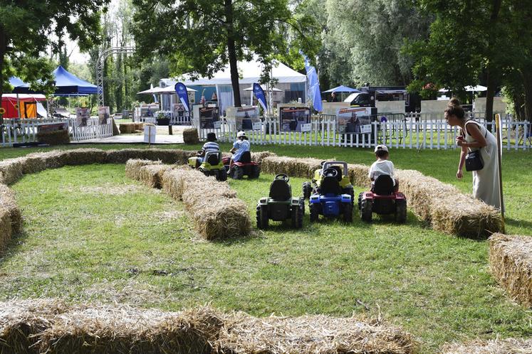 Les enfants ont pu s'amuser grâce aux diverses animations proposées.