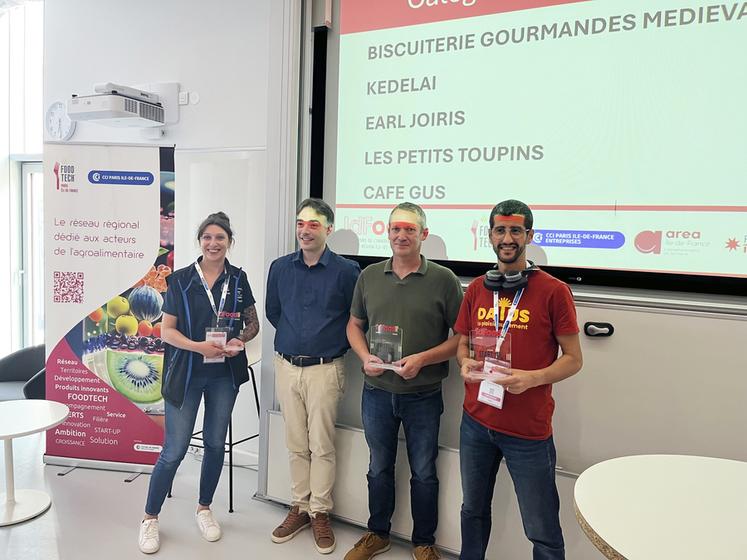 Palaiseau (Essonne), lundi 16 juin. Les lauréats 2025 du concours IDFood.