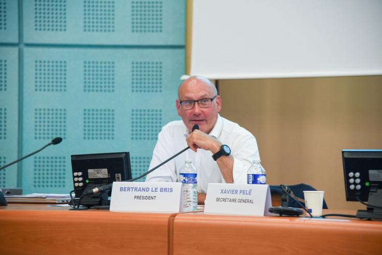 Le 19 juin, à Chartres. Bertrand Le Bris a présidé l'AG d'AS 28.