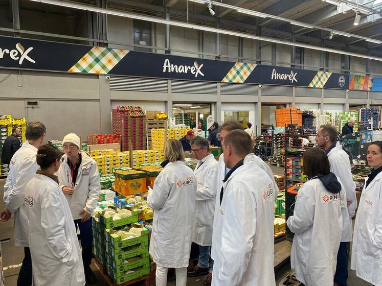 À Rungis, dans le secteur des fruits et légumes, plus de 370 entreprises sont représentées sur les 12 000 implantées sur ce marché géant.