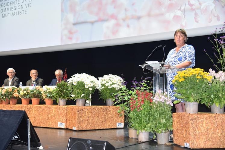 Montrouge, mercredi 25 juin. De g. à d., Michel Grésille, premier vice-président, Olivier Hue, président sortant, Laurent Pilette, directeur, et Corinne Heusèle, présidente de la vie mutualiste, ont dressé le bilan de la mandature écoulée lors de l'assemblée générale ordinaire.