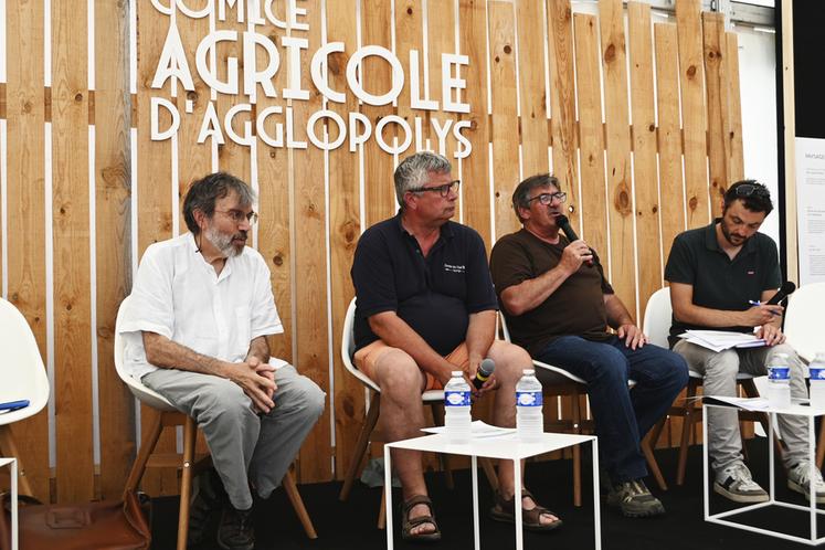 Le 14 juin, à Blois. L'eau a été un sujet largement évoqué durant la conférence en marge du comice, en présence notamment de Benoît Lonqueu, président du syndicat des irrigants de Loir-et-Cher.