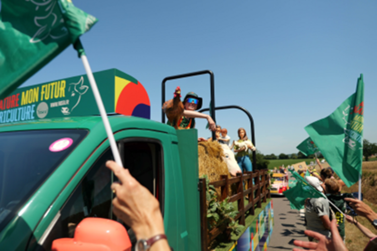Un nouveau véhicule a participé à la caravane du Tour de France.