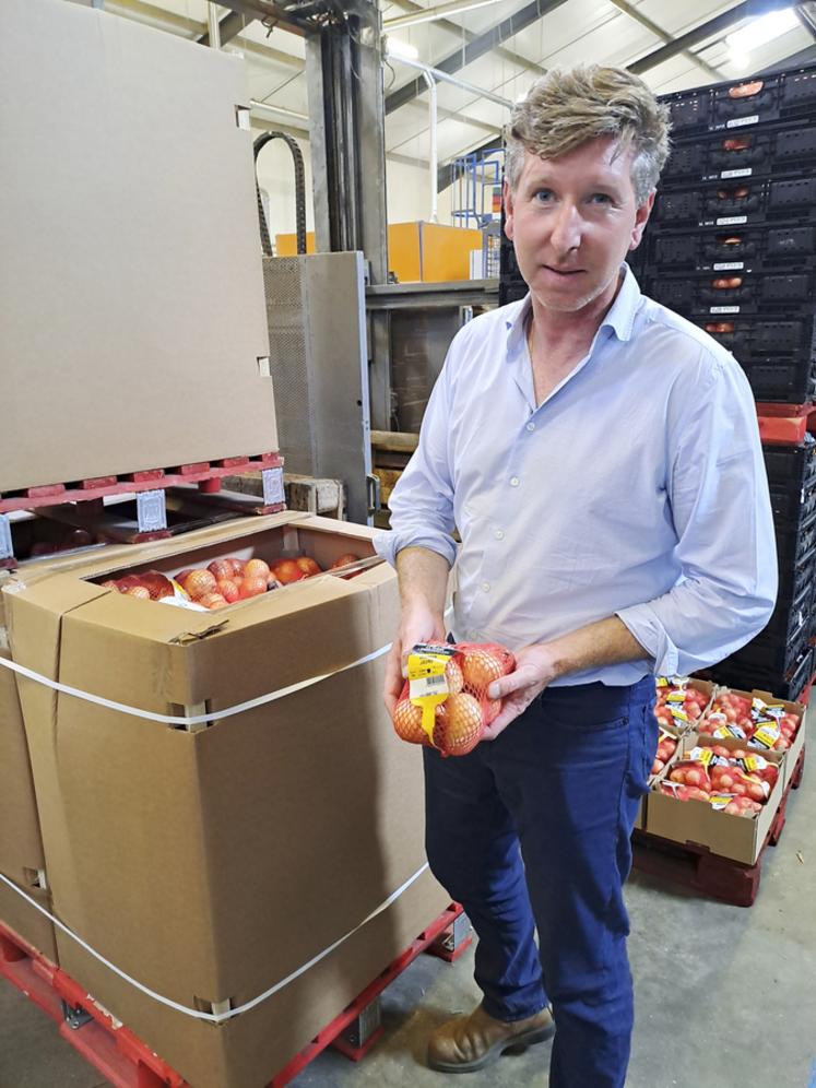 Le président de la Ferme d'Erquinvillers, Grégoire Levesque, souhaite proposer des condiments 100 % français toute l'année.