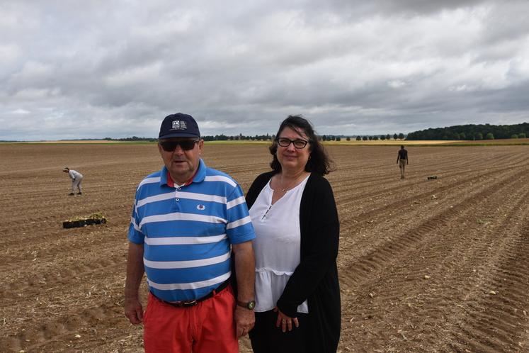Hervé Delacour, président de l'échelon local de la MSA du Val-d'Oise, peut compter sur le soutien de Nathalie Ledebt, responsable départemental de la MSA.