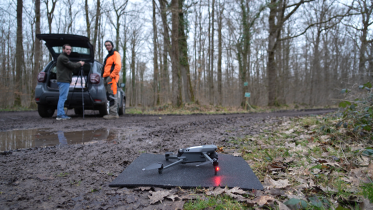 La Fédération des chasseurs de Loir-et-Cher a mis en place un comptage par drone au sein de la forêt de Marchenoir pour compter les grands gibiers, un dispositif inédit au sein du département. 