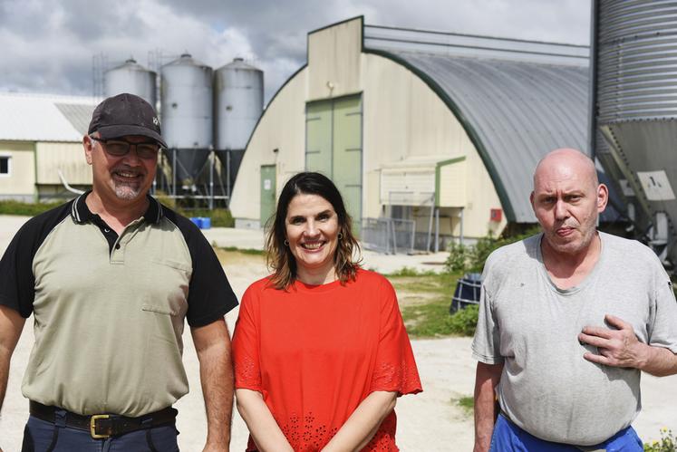 Xavier Morin, Jennifer Habib Hallah et David Lenard. 