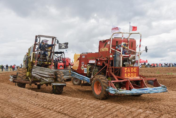 Les manches du moiss-batt-cross devraient assurer le spectacle lors de la Fête de l'agriculture, dimanche à Thiron-Gardais.