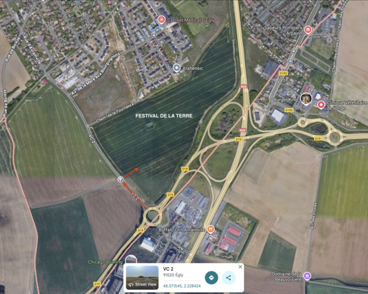 Le Festival de la terre a lieu cette année à Égly (Essonne), le long de la N20.