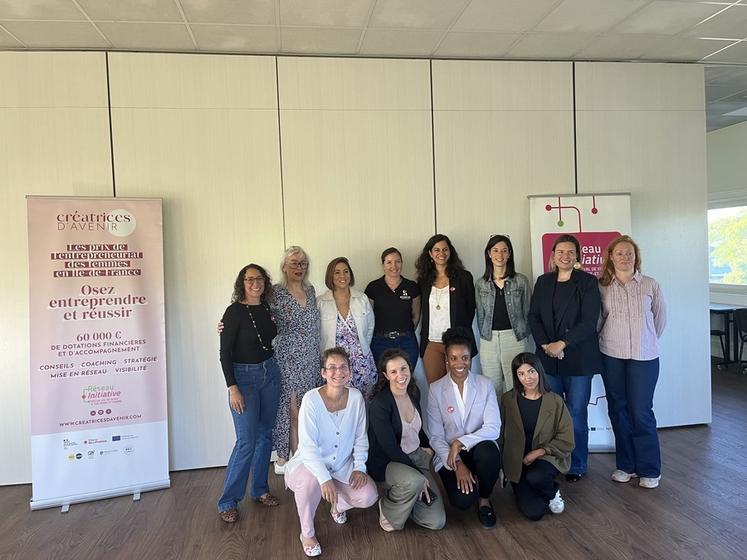 Vaux-le-Pénil, jeudi 18 septembre. Initiative Melun Val de Seine - sud-Seine-et-Marne a présenté le concours Créatrices d'avenir. En 2020, une exploitante agricole seine-et-marnaise avait remporté le prix dans la catégorie Audace. 