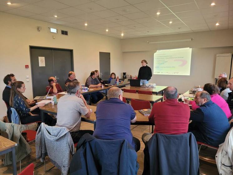 Mardi 23 septembre, à Gien. Le Qualilait s’est réuni dans les locaux de la chambre d’Agriculture.