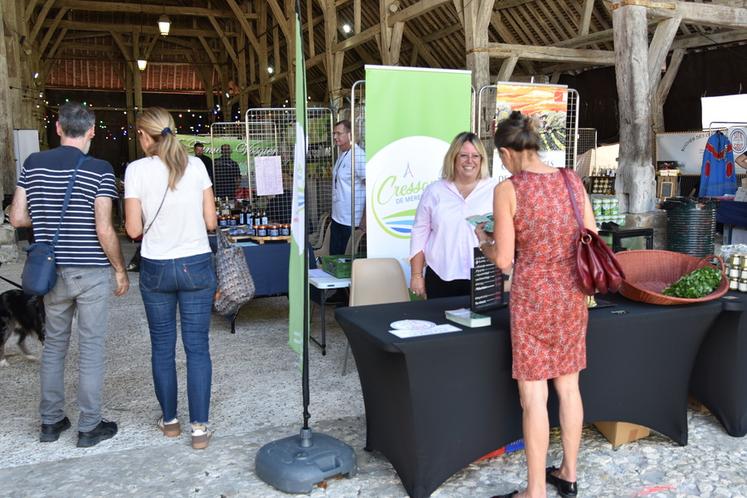 Le Mérévillois (Essonne), vendredi 19 septembre. Le 9e Salon du goût de Méréville a rassemblé de nombreux producteurs.