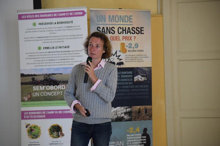 Villiers-Saint-Georges, mardi 30 septembre. Sarah Singla a évoqué les bénéfices des intercultures.