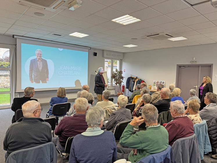 Sous la présidence de Jean-Marie Chatelain, les participants ont dressé le bilan des activités.