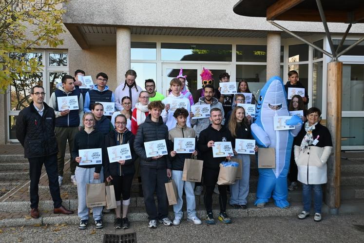 Vendredi 17 octobre, à Montoire-sur-le-Loir. La remise des prix de l'Agricross a eu lieu au lycée agricole.