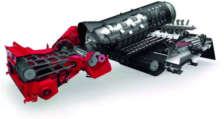 Le rotor Small Tube de Case IH sur Axial-Flow.