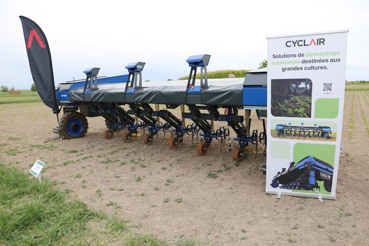 Le robot de désherbage Cyclair a été présenté à Désherb’avenir en mai dernier.