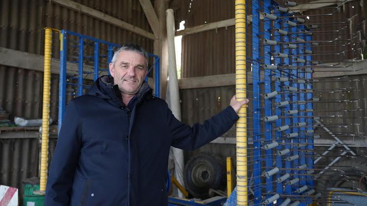 Benoit Longuet tente d’intégrer le désherbage mécanique depuis trois campagnes.