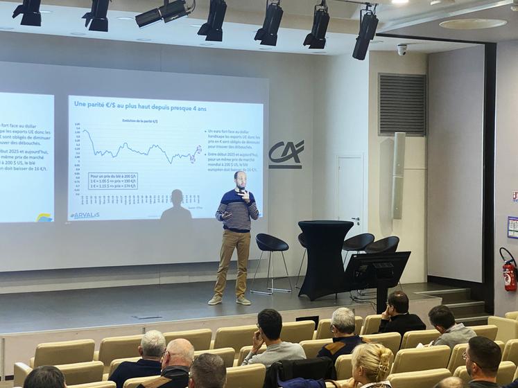 Vendredi 7 novembre, à Blois. L'institut Arvalis a organisé sa traditionnelle réunion technique sur les céréales à paille.